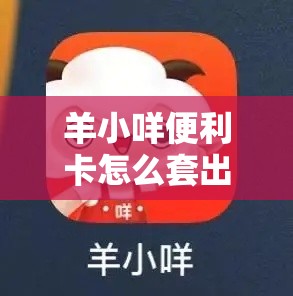 羊小咩便利卡怎么套出来,羊小咩商城怎么套