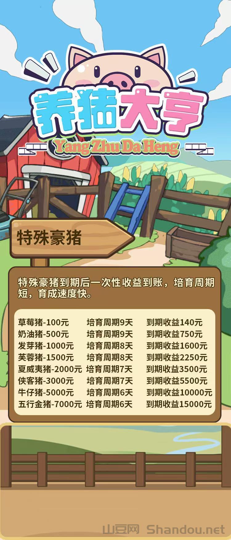 猪场大亨刚刚上线,手机养猪挣钱靠谱吗,非常靠谱