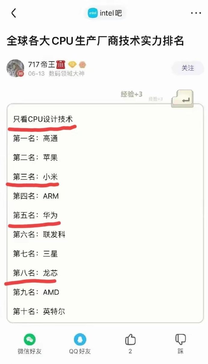 世界芯片前十专家有哪些(世界芯片专家排名)